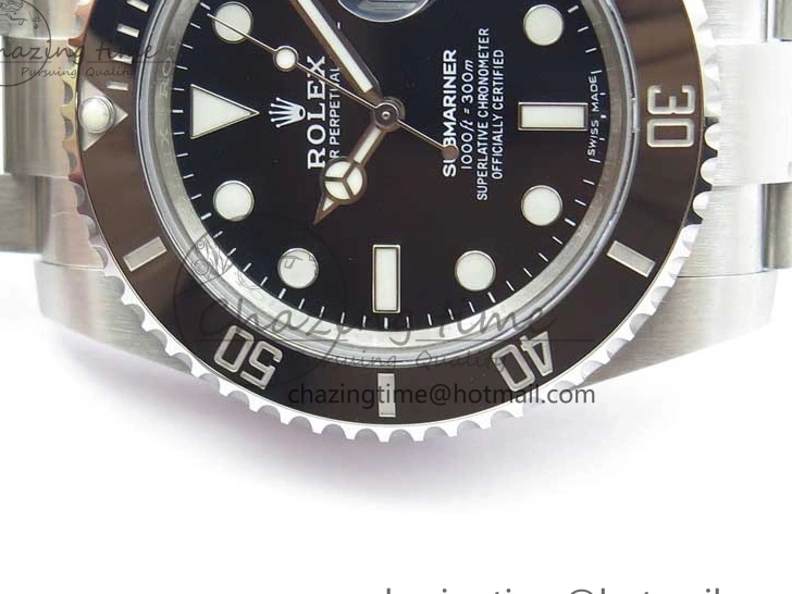 1229 Submariner 116610 LN Black Ceramic 316L Steel Noob 1:1 Best Edition V10. Stretchable 2865